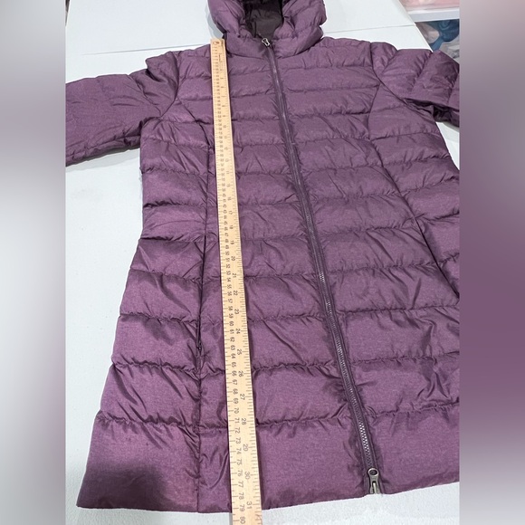 Eddie Bauer EB650 Down Filled Purple
Hooded Long Packable Puffer Coat  M - Picture 9 of 13